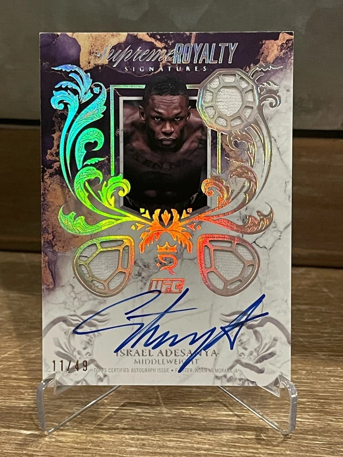 Israel Adesanya card
